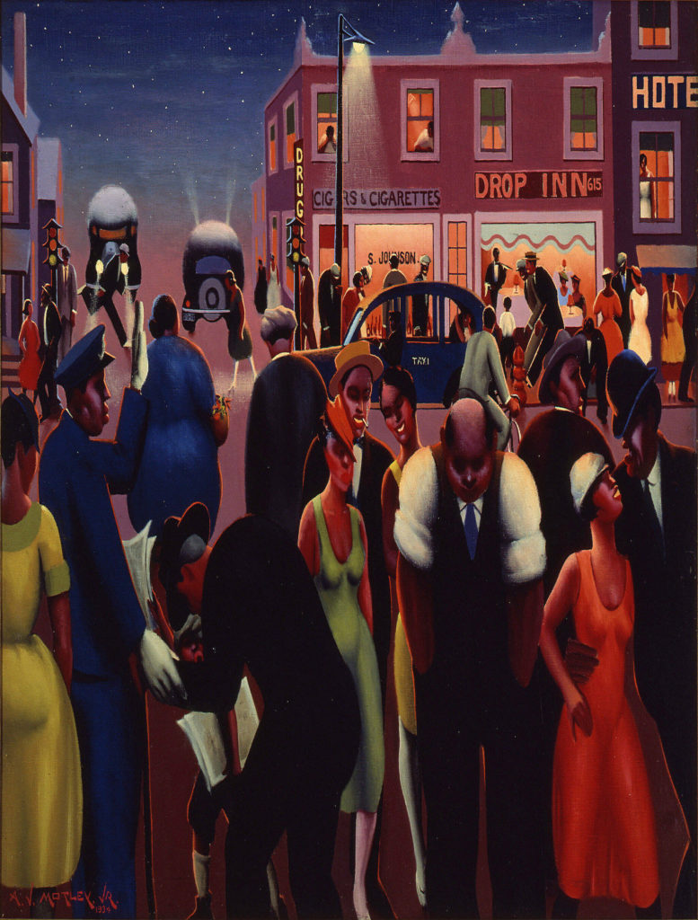 Black Belt Poster by Archibald J. Motley, Jr. – Hampton University